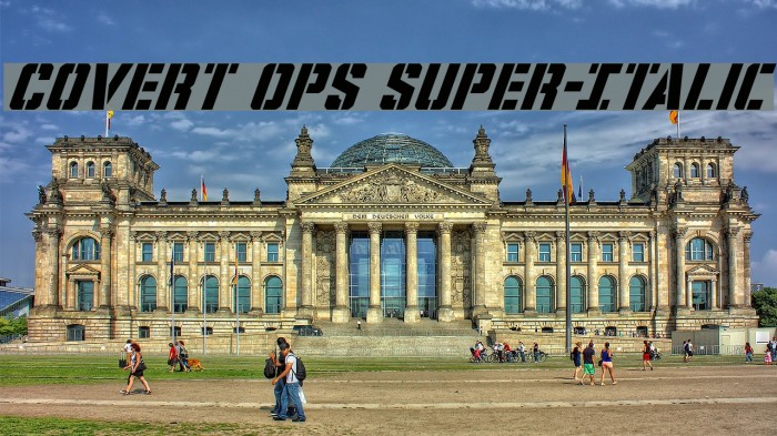 Covert Ops Super-Italic Example 3