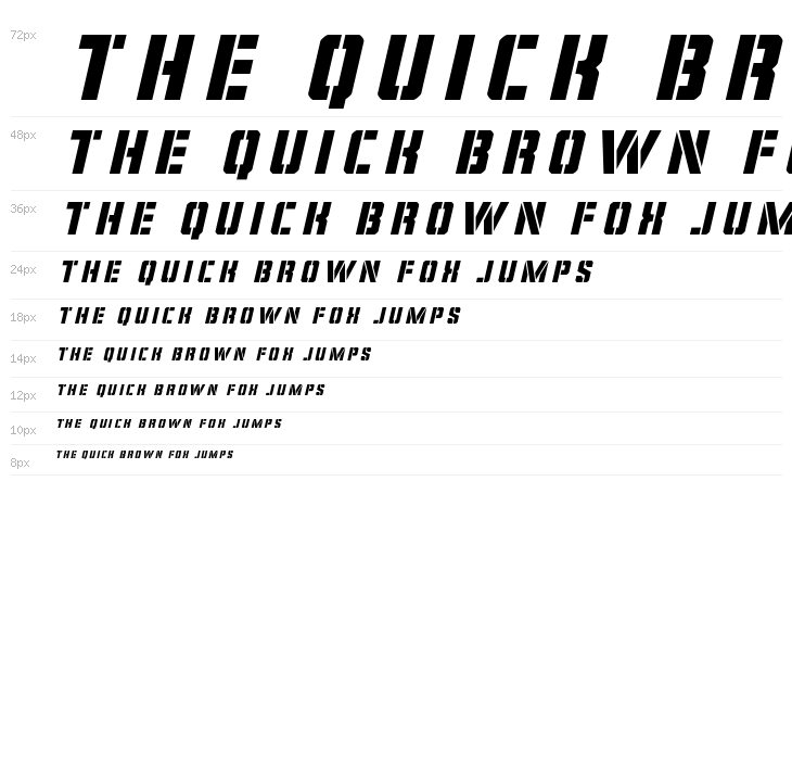 Covert Ops Title Italic Waterfall