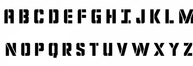 Covert Ops Title Font UPPERCASE