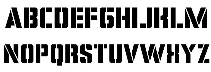 Covert Ops Font LOWERCASE