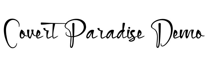 Covert Paradise Demo  font caratteri gratis
