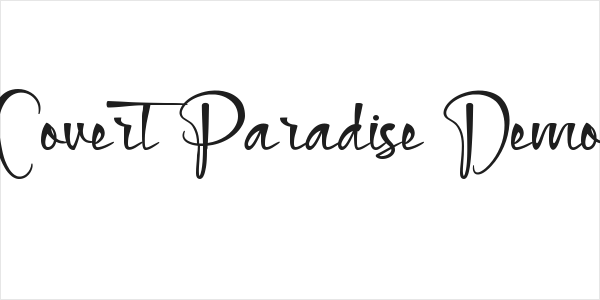 Covert Paradise Demo Logo