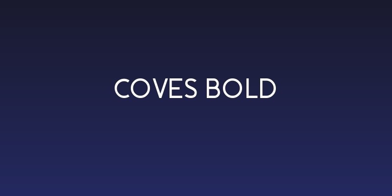 Coves Bold Social Header