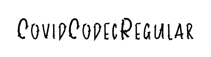 CovidCodecRegular  免费字体下载