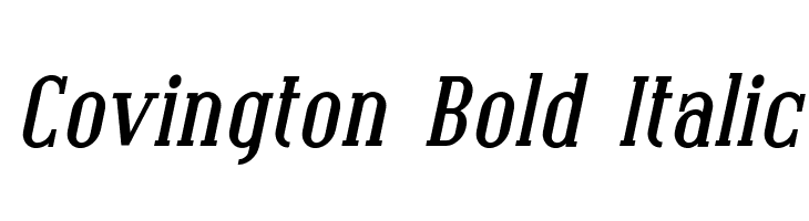 Covington Bold Italic  नि: शुल्क फ़ॉन्ट्स डाउनलोड