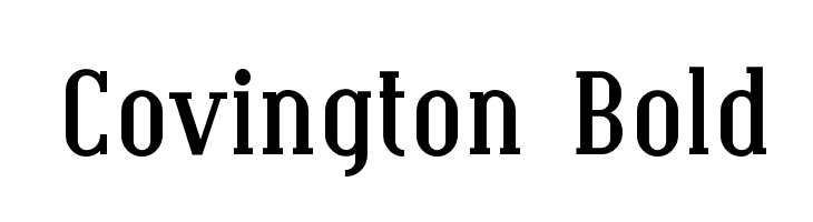 Covington Bold  les polices de caractères gratuit tlcharger