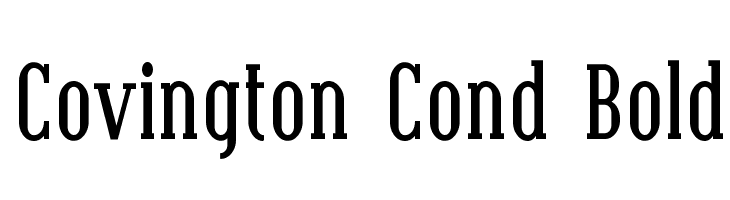 Covington Cond Bold  les polices de caractères gratuit tlcharger