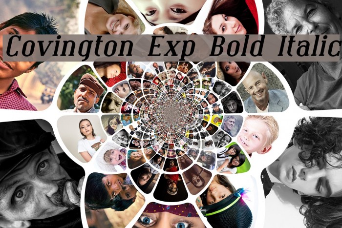 Covington Exp Bold Italic Font examples