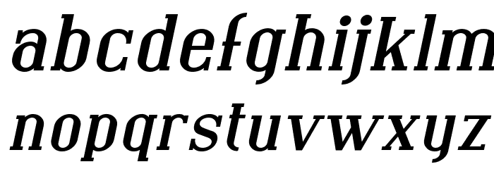 Covington Exp Bold Italic Font LOWERCASE