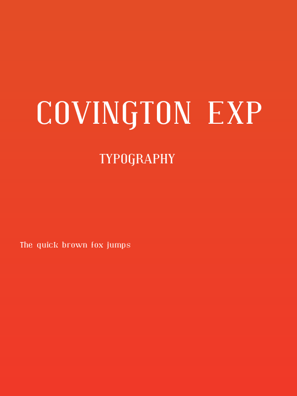 Covington Exp Poster