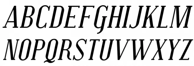 Covington Italic Шрифта ВЕРХНИЙ