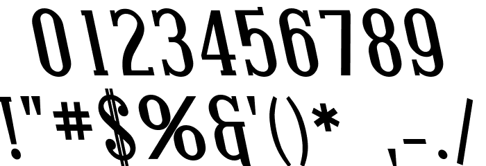 Covington Rev Bold Italic Font OTHER CHARS
