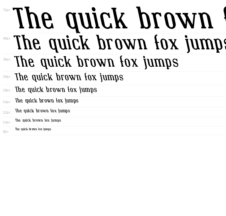 Covington Rev Bold Italic Waterfall