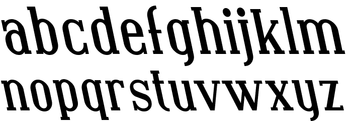 Covington Rev Bold Italic Font LOWERCASE