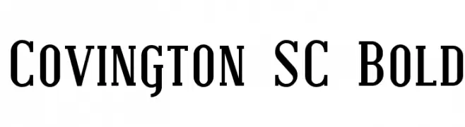 Covington SC Bold  フリーフォントのダウンロード