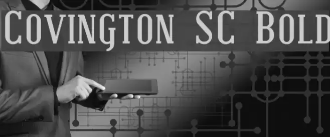 Covington SC Bold Font examples
