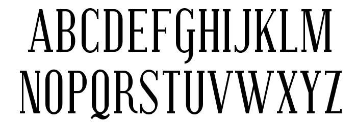Covington SC Cond Font LOWERCASE