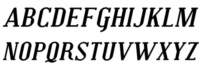 Covington SC Exp Bold Italic フォント 小文字