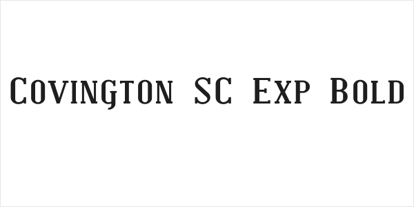 Covington SC Exp Bold Logo