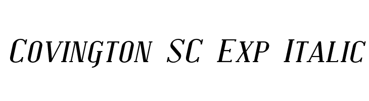 Covington SC Exp Italic  Descarca Fonturi Gratis