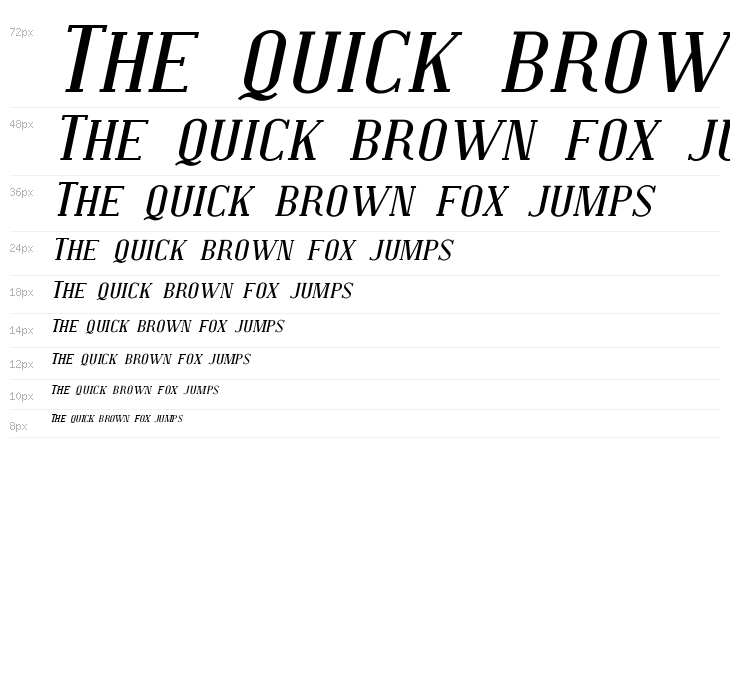 Covington SC Exp Italic Waterfall