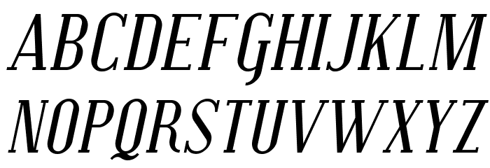 Covington SC Italic Font LOWERCASE