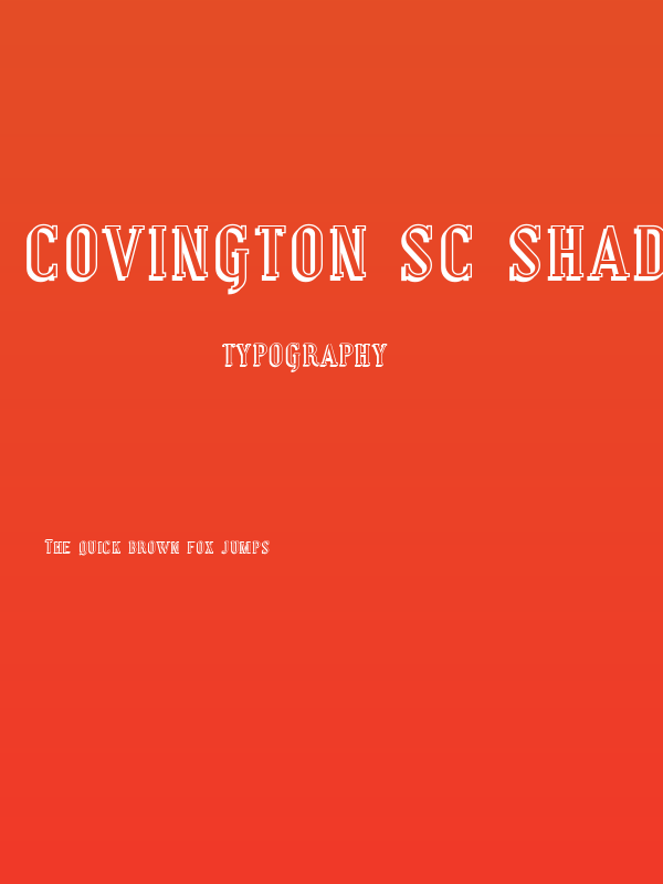 Covington SC Shadow Poster
