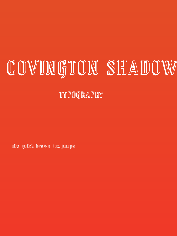 Covington Shadow Poster
