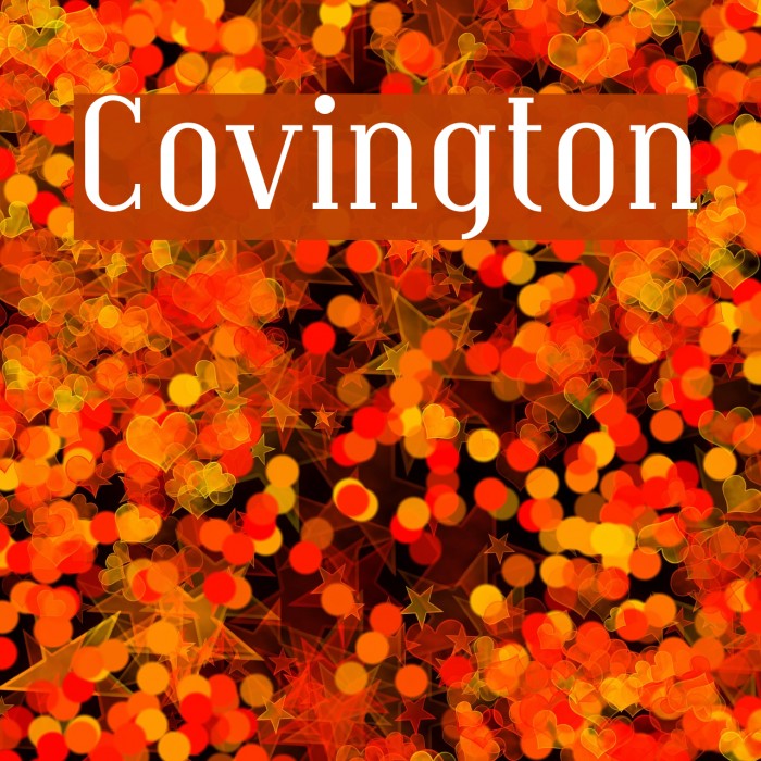 Covington Polices examples
