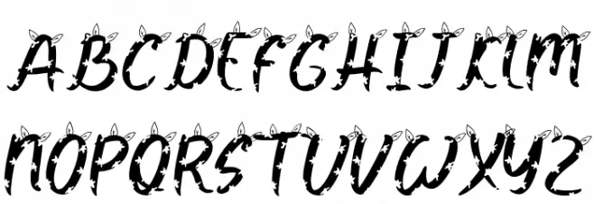 Cow Farm Demo Italic फ़ॉन्ट अपरकेस