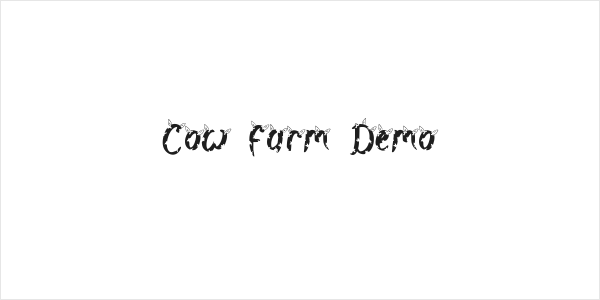 Cow Farm Demo Logo