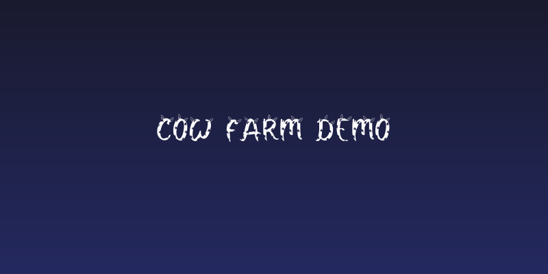 Cow Farm Demo Social Header