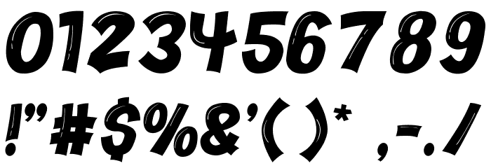 Cow-Mix Font OTHER CHARS