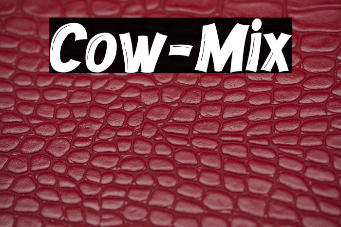 Cow-Mix Example 2