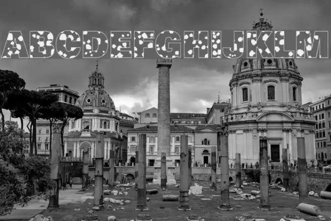 Cow-Spots Regular Font examples