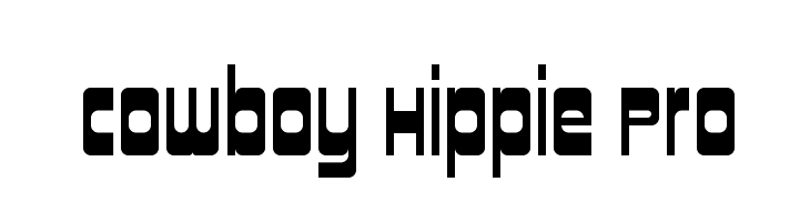 Cowboy Hippie Pro  font caratteri gratis