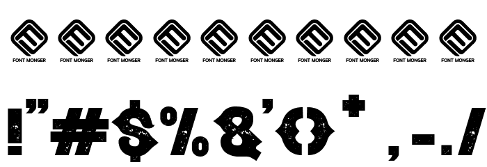 Cowboy Karaoke Font OTHER CHARS