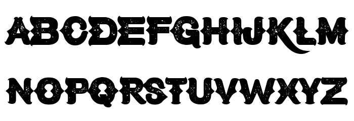 Cowboy Karaoke Font LOWERCASE