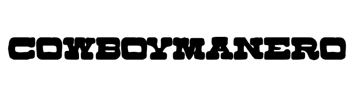 Cowboy Manero  font caratteri gratis