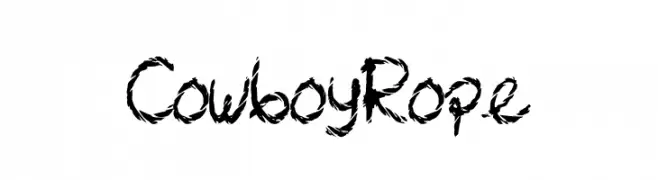 Cowboy Rope  Скачать бесплатные шрифты
