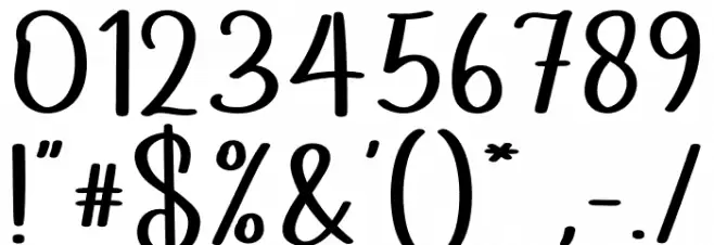 Cowboy Шрифта ДРУГИЕ символов