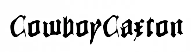 CowboyCaxton  baixar fontes gratis