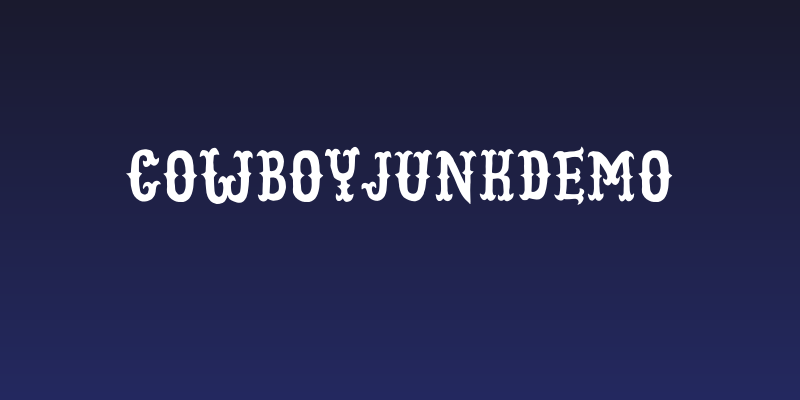 CowboyJunkDEMO Social Header