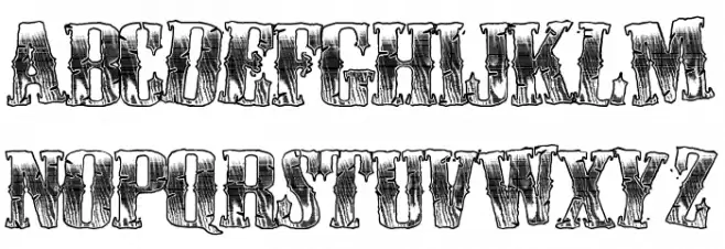 CowboyWould Шрифта ВЕРХНИЙ