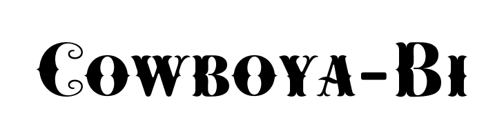 Cowboya-Bi  font caratteri gratis