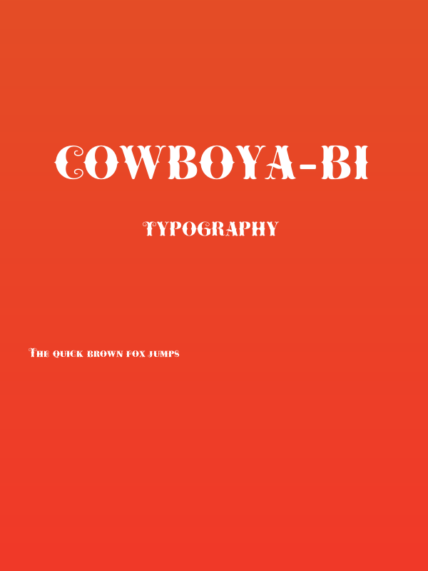 Cowboya-Bi Poster
