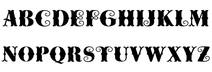 Cowboya-Bi Font LOWERCASE