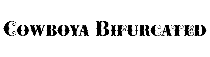 Cowboya Bifurcated  baixar fontes gratis