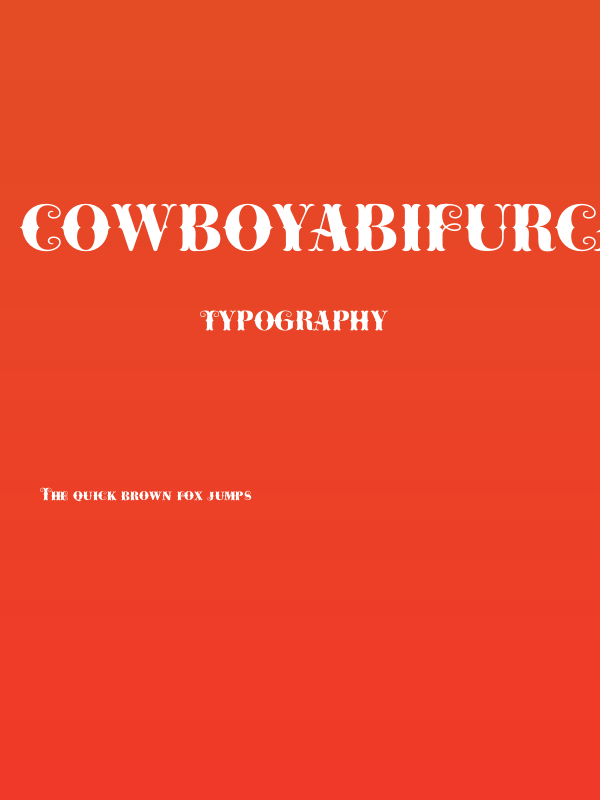 CowboyaBifurcated Poster
