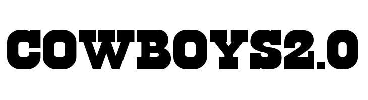 Cowboys 2.0  免费字体下载